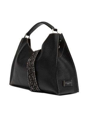 Aurora in pelle double grana maxi nera GIANNI CHIARINI | BS10566RNGDBLNANERO